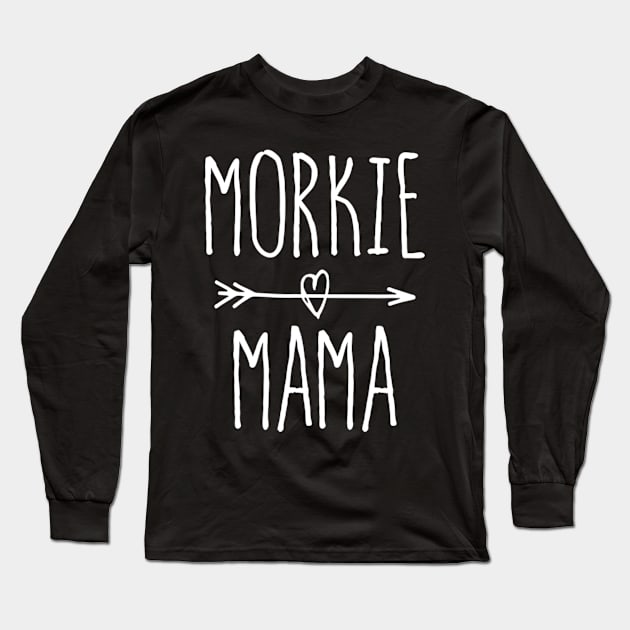 Morkie Mom Maltese Yorkie Dog Mom Long Sleeve T-Shirt by IainDodes